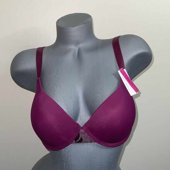 Comfort Fit Push Up Light Padded T- Shirt 3 Hooks Bra Full Covered Underwire. - Picture 4 of 12